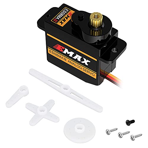 Epinon Emax Servo Es08Maii 12G Analog Rc Servo For 1/24 Axial Scx24 Bronco/Jlu/C10/Gladiator/Deadbolt/B17 Rc Crawler Car Upgrade Parts #TOP4