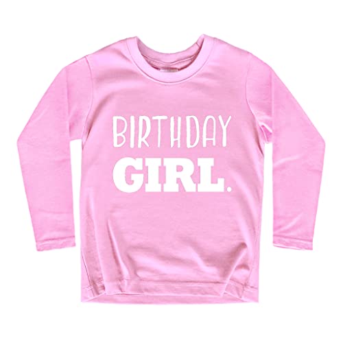 Image of Birthday Girl Shirt Toddler T-Shirt Kid Birthday Party Outfit Tee Gift for Girls 1st 2nd 3rd 4th 5th 6th 7th 8th Tops