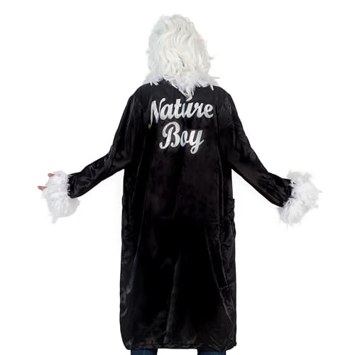 Costume Agent RIC Flair Nature Boy Haloween Costume Deluxe Robe Cosplay (Black)