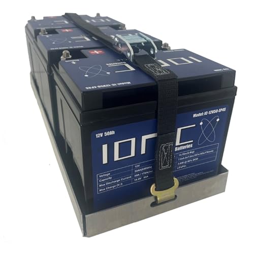 Ionic Battery Tray for 12V 50Ah Batteries - 3 Battery Tray