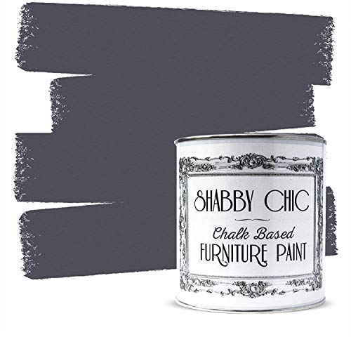 Shabby Chic Chalk Based Furniture Paint, Anthracite - 2.5 L | Distressed Matt Finish for Furniture, Home Decor or DIY Projects | Interior & Exterior | Non-Sand, Suitable for Wood, Plastic & Metal