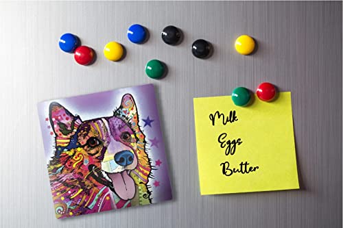 Enjoy It Pet Magnet, Corgi Featuring The Pop Art Of Dean Russo - Measures 2.5" #TOP4