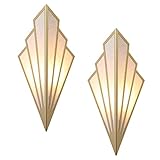 Moderne einfache Wandleuchte: Diese kreative fächerförmige Wandleuchte ist das beste Element, um eine entspannende und beruhigende Atmosphäre zu schaffen. Wenn Sie sie in den Raum stellen, erhalten Sie eine erstaunlich romantische und charmante Atmosphäre. Auch tagsüber wird es zum ästhetischen Highlight.