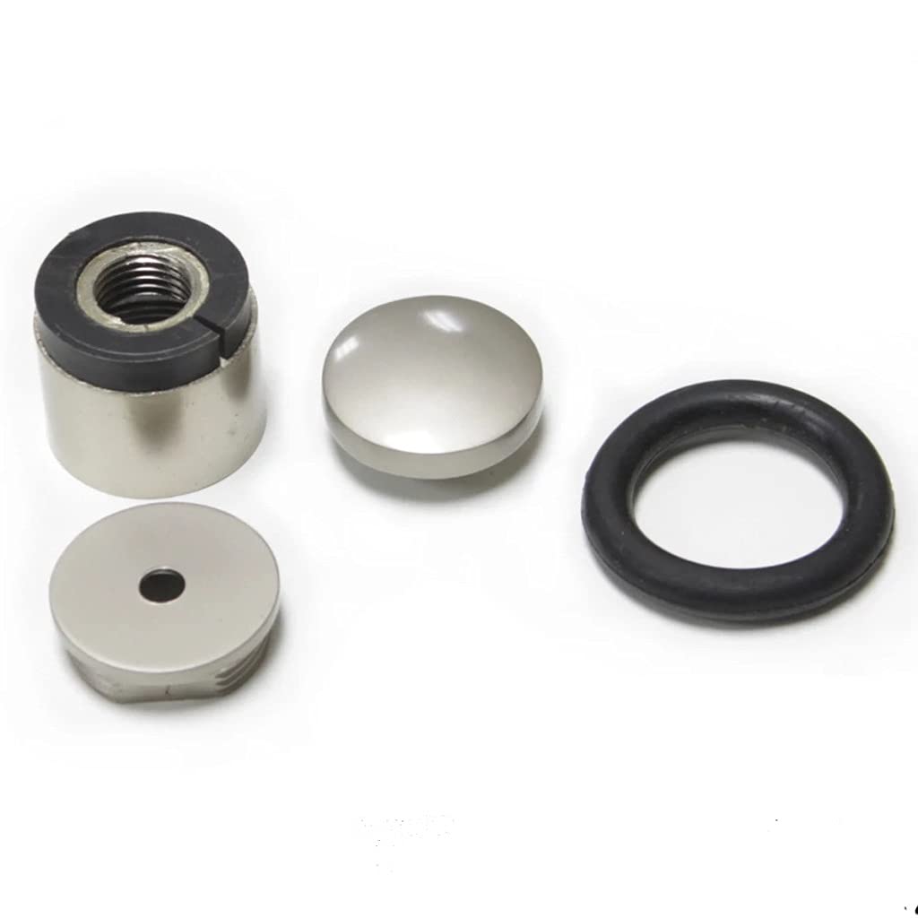 Tapa de la puerta de la puerta Tapón de la puerta de goma Aleación de zinc Potente Potente de la puerta montada en el suelo Protector 41mm