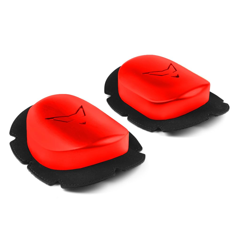 RACEFOXX Holz-Knieschleifer 1 Paar schwarz, Knee Slider Protektor