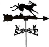 LAPOOH Metal Weather Vane Deluxe Weathervane Wind Vane Weather Vane Garden Mount Yard Stake Construc