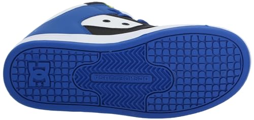 DC Boy's Unisex-Child Manual V Hi Skate Shoe, Black/Blue/Green, 11.5 Little Kid4