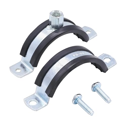Support de serrage tuyau réglable 160mm pour plafond et mur - 6pcs - 5