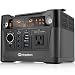 NinjaBatt Portable Power Station with 288Wh Lithium Battery, 110V/300W AC Outlet & 4 X USB, 3 X 12V/24V DC Ports & LED Flashlight, Power Supply for Home Outdoor Camping Fishing or Emergencies