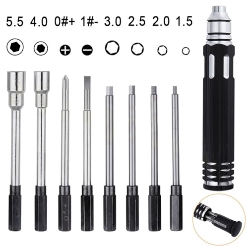 Kit de tournevis en acier pour réparation hexagonale de précision - 7