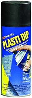 Plasti Dip Black 11203 Multi-Purpose Coating Aerosol 11oz with 1 Cangun