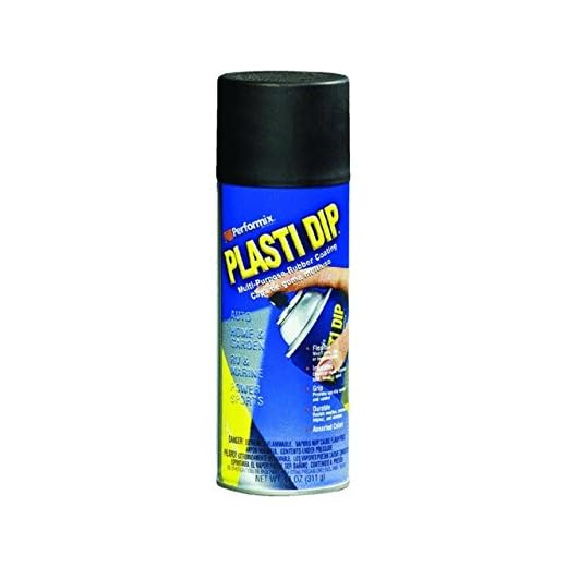 Performix 11203 Plasti Dip Black Multi-Purpose Rubber Coating Aerosol - 11 oz.