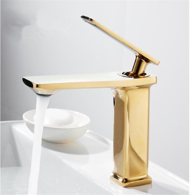 Robinet de lavabo mitigeur de salle de bain moderne blanc - 4