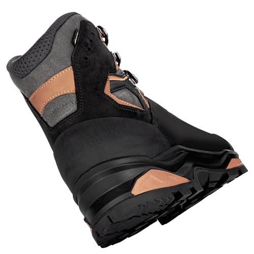 Men's Camino Evo GTX Backpacking Boots, Black/Orange, US 11 M2