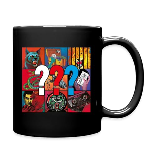 Spreadshirt Die Drei Fragezeichen Covermotive Tasse Einfarbig, One size, Schwarz Spreadshirt Die Drei Fragezeichen Covermotive Tasse Einfarbig, One size, Schwarz