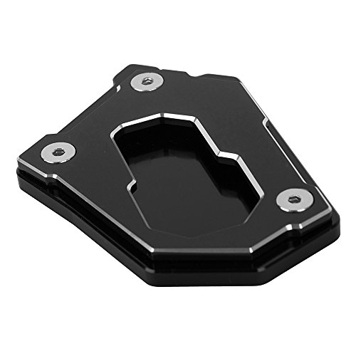 Motorcycle Accessories Foot Side Stand Bike Kickstand Pad For R1200Gs Adv 2018 (Black) #TOP5