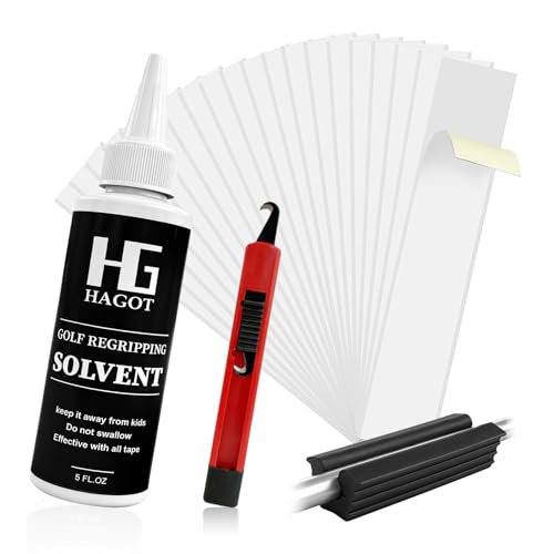 HAGOT Golf Grip Kits für Golfschläger, Golfgriff-Sets zum Nachreißen von Golfschlägern, Regripping Kit mit Bändern und Schraubstock Clamp Hook Blade...
