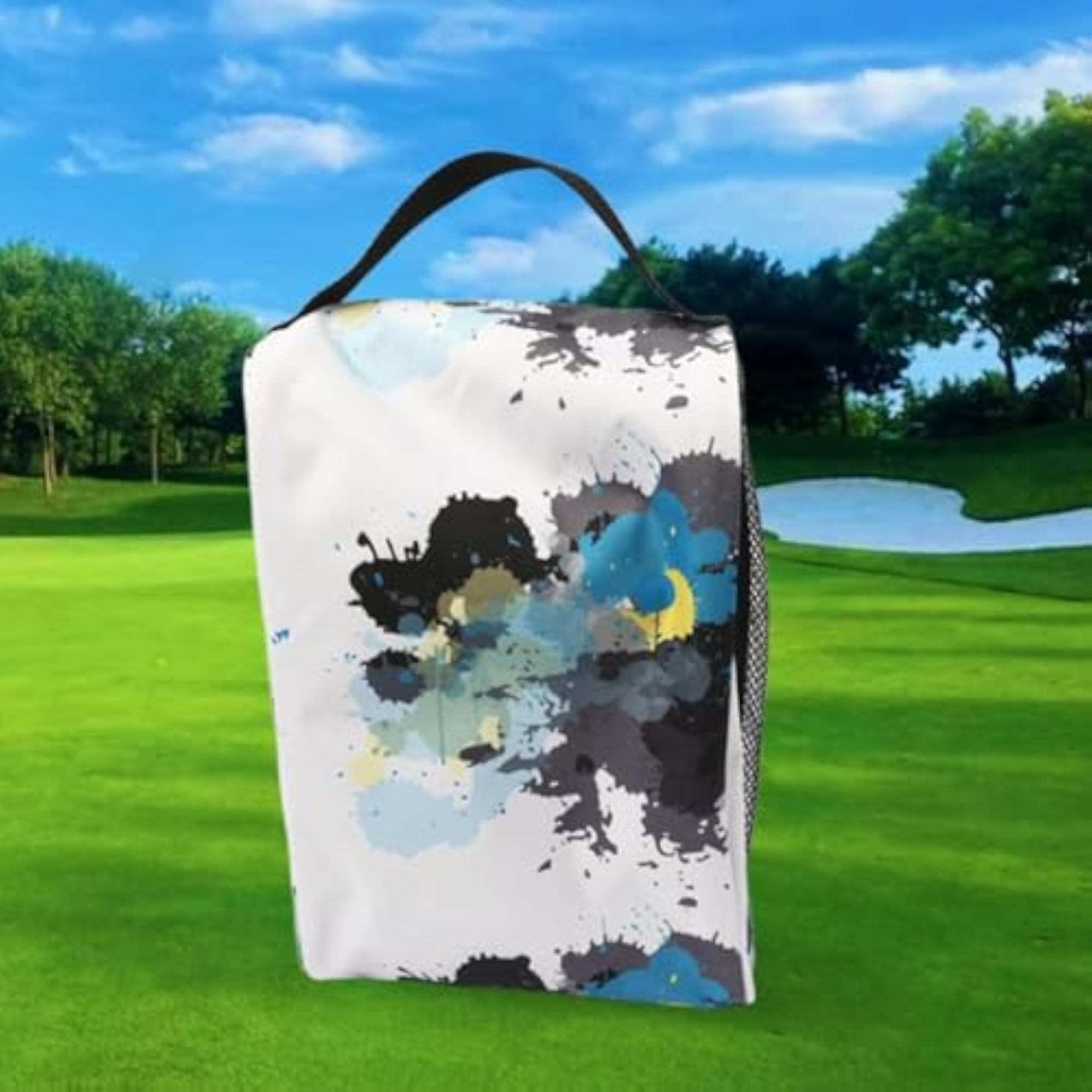 Golf Shoe Bag with Breathable Vented Design, Large Capacity