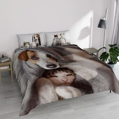 Parure de lit double microfibre douce contre les nuits agitées - 2