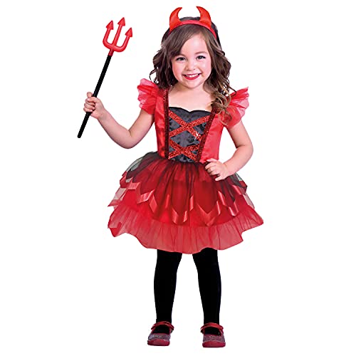 amscan 9911948 Kinder Mädchen Kleiner Teufel Halloween Kostüm Alter 1-2 Jahre