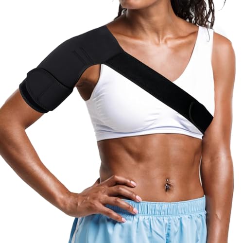 Shoulder Support Brace,1Pc Shoulder Brace Support,Rotator Cuff Compression Support,Shoulder Support Brace Strap Joint Sport Gym Compression Bandage Wrap,Shoulder Brace Shoulder Support for Men Women
