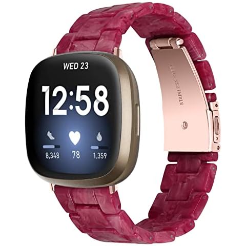 Kabbba Resin Watch Band for Fitbit Versa Cover