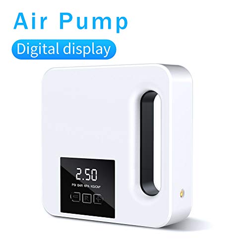Car Inflator DC 12V Digital Display LED Light Portable,Car Car Small Tire Multi-Function Air-Filled Electric Pump Car,C
