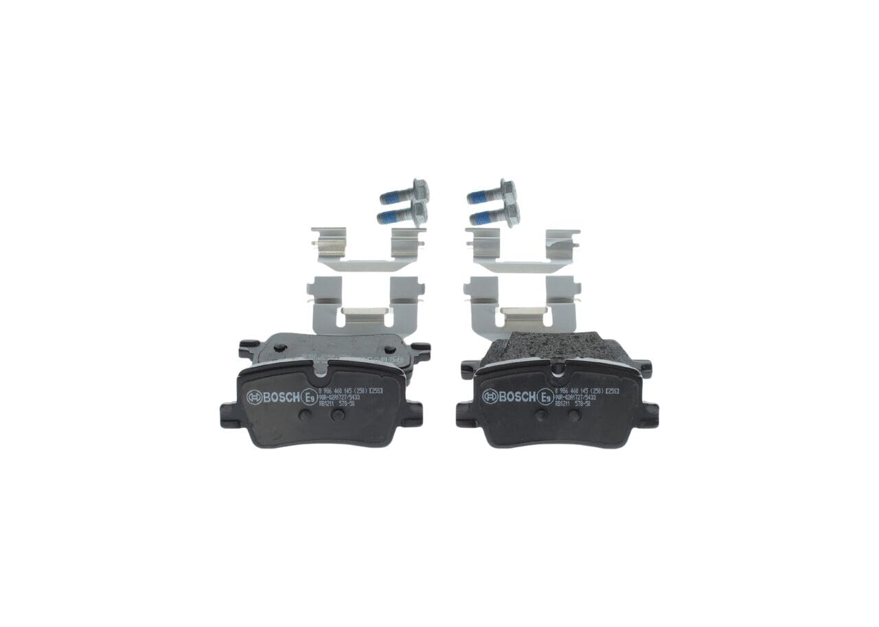 Bosch BP2844 Pastillas de freno - Eje trasero - certificación ECE-R90 - 1 juego de 4 pastillas