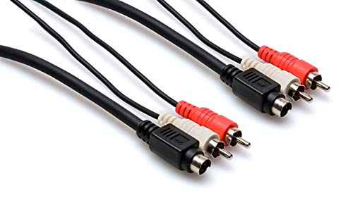 Hosa VSR-303 3m 両側S-Video/RCAオス×2 SビデオAVケーブル