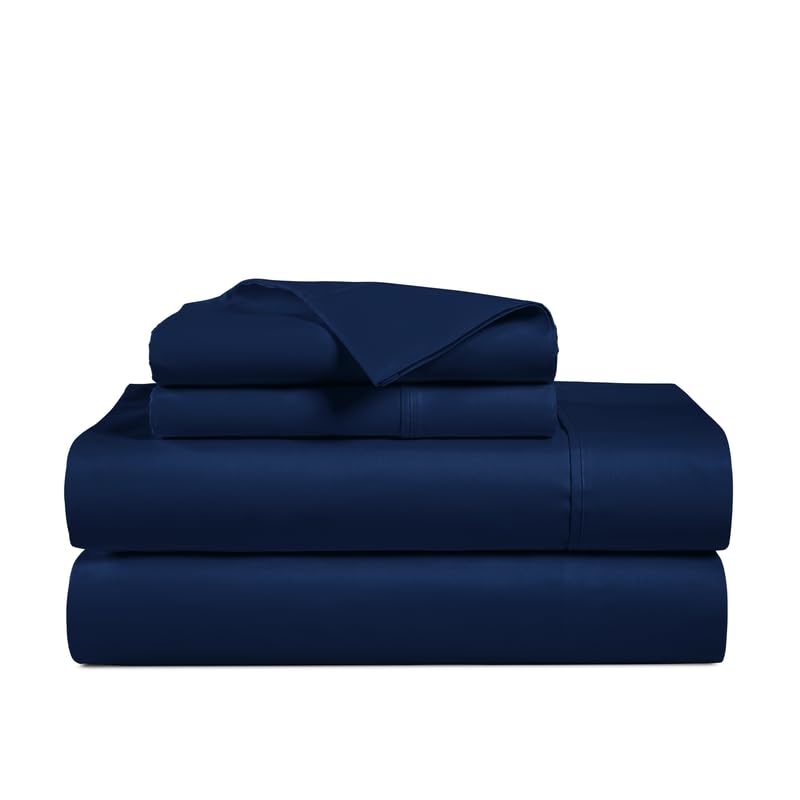 Minor Monkey 100% Egyptian Cotton King Size Sheets - 4 Piece Bedsheet Set Soft Breathable & Cooling Sheets for King Size Bed - Elasticized 16" Deep