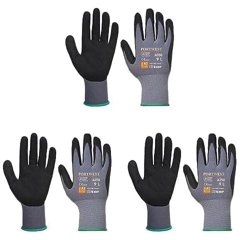 Portwest A350 Flexible DermiFlex Gloves Pack of 3 Cover