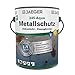 Produktbild Jaeger Aqua Metallschutzlack 345 mit Eisenglimmer, 3in1 Rostschutz, Haftgrund, Deckanstrich (2,5 Liter, silbergrau dunkel DB702)