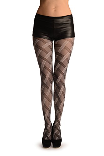 LissKiss Grey Scottish Plait - Pantyhose (Tights)