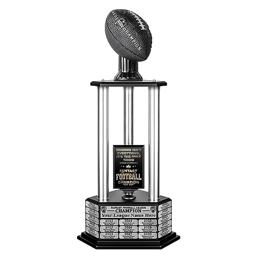Image of TrophySmack 19-Year Perpetual Fantasy Football Trophy, Custom Engraved