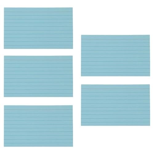 Hojas de notas de colores de 7,6x12,7 cm a rayas en un pack de 250 unidades para apuntes