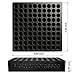 Metalandbrassco 9mm Reloading Tray 100 Round Capacity Loading Block Cartridge Organizer for Handgun Reloading Bench Use-Black