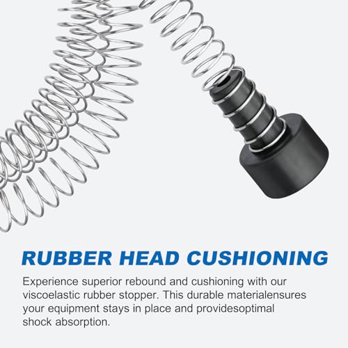 Image of Zipline Spring Brake, 13.1ft Extra Long Heavy Duty Stainless Steel Zipline Brake Stopper, Zip Line Kit for Backyard Spring for 3 /16 1 /4 5 /16 3 /8 inch Cable