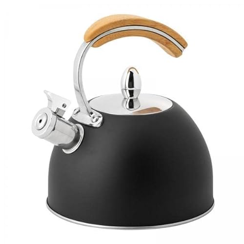 MERISHOPP® 2x3L Whistling Tea Kettle Teapot for Gas Stove Induction Hob Camping Black |Home & Garden | Kitchen, Dining & Bar | Small Kitchen Appliances