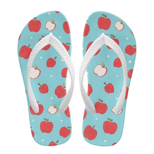 Girl's Flip Flops Kid's Non-Slip Sole Quick Drying Beach Slippers Slide Sandals White Straps