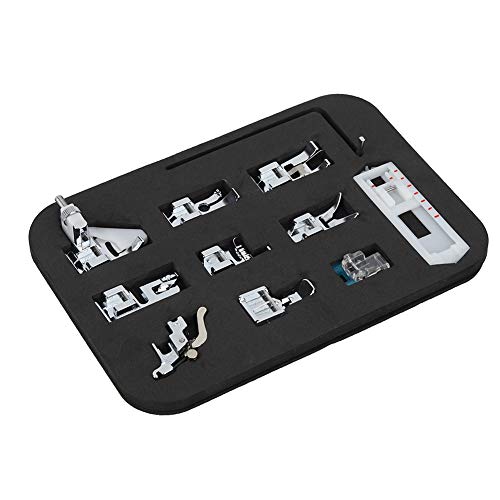 Set de 11 pies prensatelas para máquina de coser miniatura 4