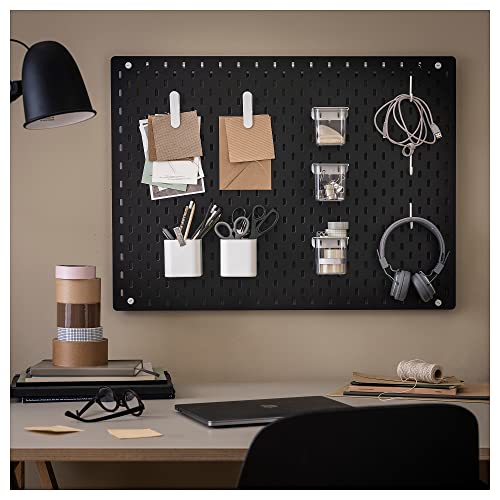 IKEA SKÅDIS pegboard, 76x56 cm, Black
