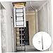 Ciieeo Replacement Ladder Hook Attic Accessory 60in Telescoping Pole Storage System Easy Pull-Down Mechanism