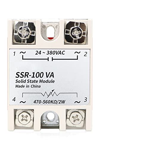 SSR Relais à semi-conducteurs SSR-10VA avec potentiomètre de réglage AC24-380V