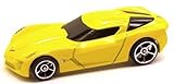 64 Scale Hot Wheels 09 Corvette StingRay Concept (Yellow) - 2010 New Models #19 1:64 Scale