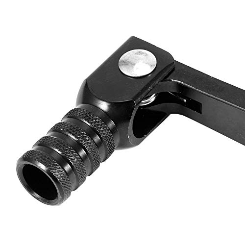 Gorgeri Folding Shift Lever Cnc Aluminum Alloy Shift Lever Folding Gear Shifter For Xr/Crf 50 70 Dirt Pit Bike 50Cc 70Cc 110Cc 125Cc Black #TOP6