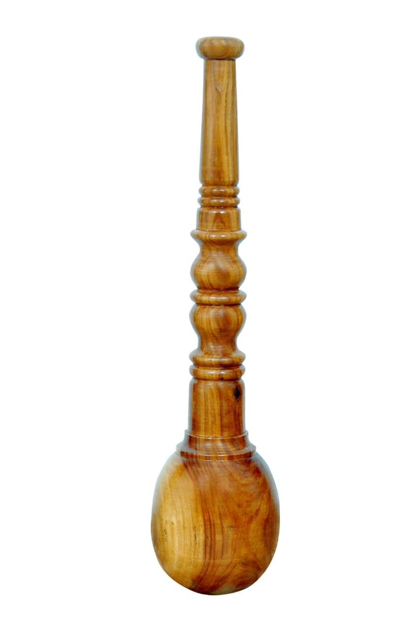 TK Sports Natural Wooden Gada Mugdar Handcrafted Indian Fitness Mace Solid Wood Traditional Strength Training Tool Heavy Duty Exercise Equipment for Functional Workouts_2 kg-image-13