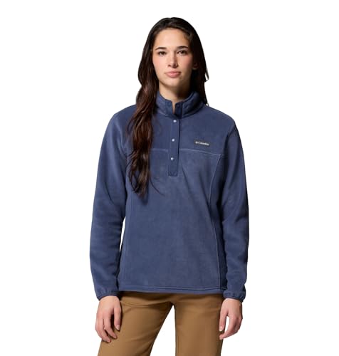Columbia Womens Benton Springs Half Snap II Pull Over Fleece Jacket Nocturnal Medium