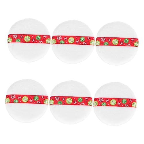 BESTYASH Makeup Sponge Set 6pcs Beauty Makeup Soft Cotton Rounds for Foundation Concealer Cream Liquid Foundation