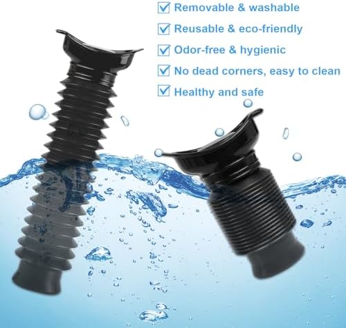 Pee Bottles for Men, Portable Urinal for Men, Collapsible Urine Bottle 750ML, Car Urinals for Men and Women, Emergency Urinal Shrinkable Pocket Toilet for Travel, Camping, Traffic Jam, Road Trips - 5