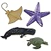 Safari Ltd. Ocean TOOB - 12 Mini Figurines: Sea Lion, Eagle Ray, Starfish, Turtle, Penguin, Octopus, Whales, Moray Eel, Sharks, and Dolphin - Educational Toy Figures For Boys, Girls & Kids Ages 3+